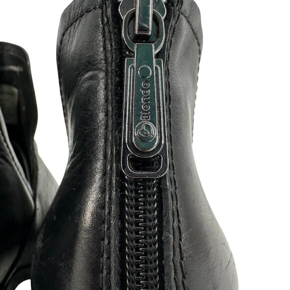 Blondo Waterproof Black Square Toe Heeled Ankle Boots Women's 10 M - Picture 6 of 16